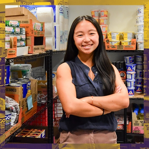 new-canr-grad-features-2025- - 2 Evyn Appel in the food pantry.