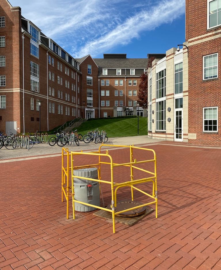 Sewage Sampling at University of Delaware campus