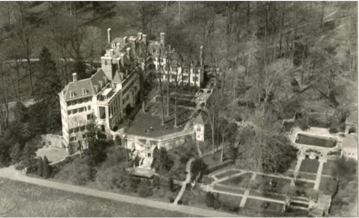 Winterthur Museum from the air in 1915