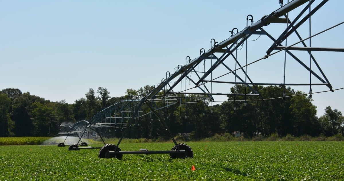 Irrigation at the Carvel Center in Georgetown, DE.