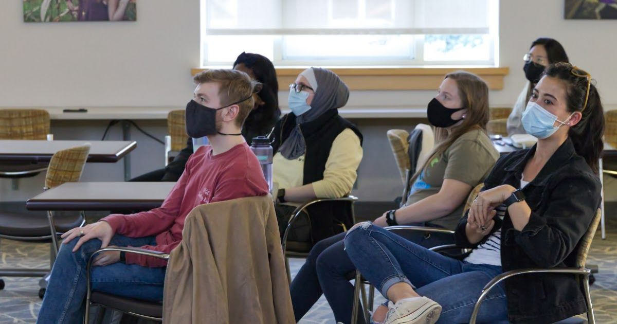 Students participating in the 2022 CANR Research Symposium