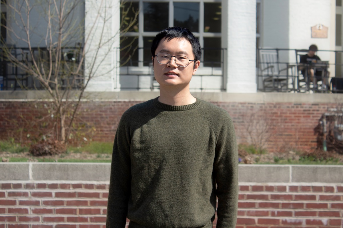 Meet our new faculty: Peng Zhao Peng Zhao poses outside of Townsend Hall.