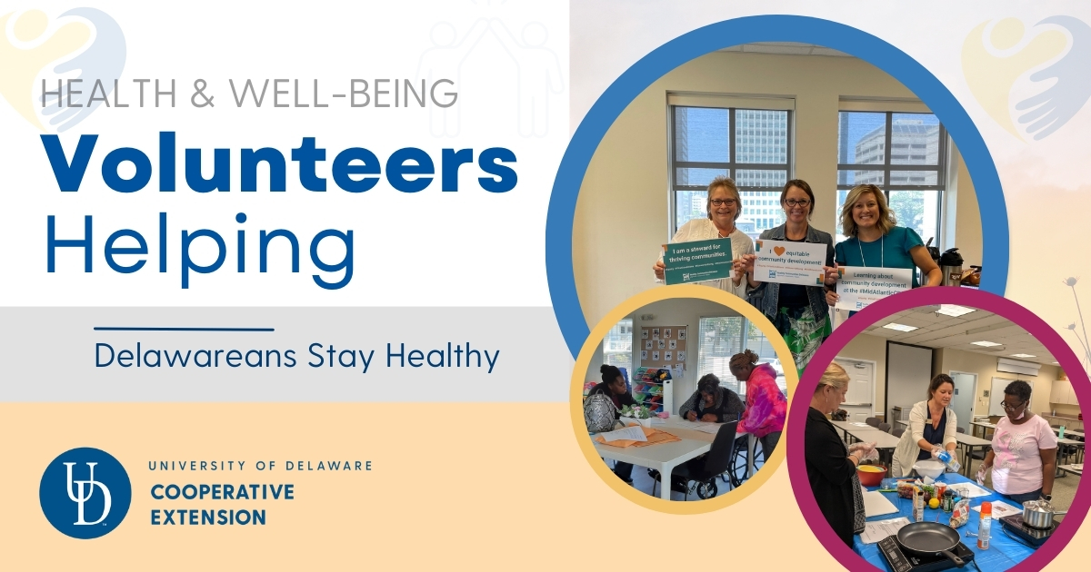 Volunteers Helping Delawareans Stay Healthy Volunteers Helping Delawareans Stay Healthy featured article image with three photos of volunteers