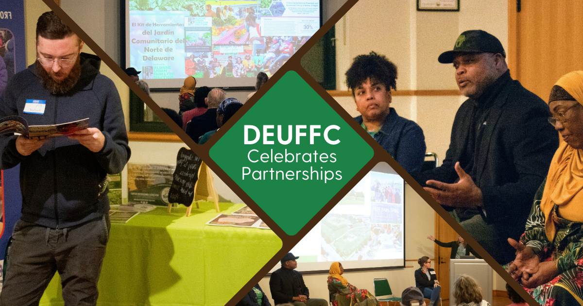 A collage of various photos from DEUFFC celebrating at Ag Week