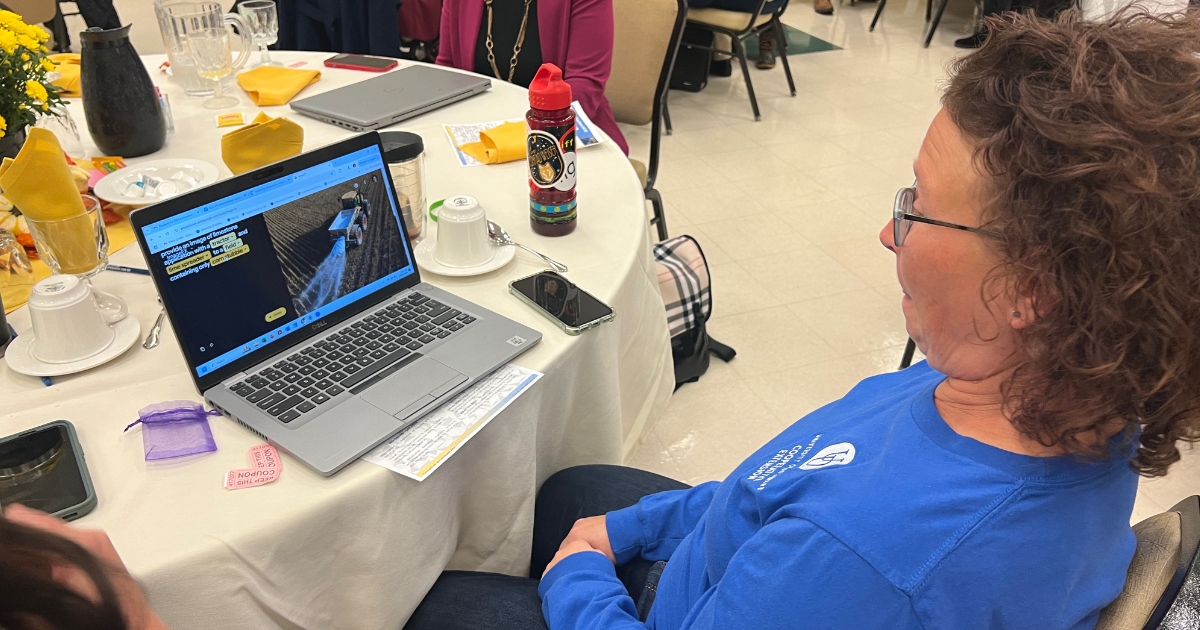 Trial and error: Amy Shober, an Extension Specialist in Nutrient Management, assessed her AI-generated image after four attempts. It was close, but no cigar. Shober requested an image of a lime application broadcasted to a field containing only corn stubble. Her biggest issue was that the broadcast of lime was too narrow. Trial and error: Amy Shober, an Extension Specialist in Nutrient Management, assessed her AI-generated image after four attempts. It was close, but no cigar. Shober requested an image of a lime application broadcasted to a field containing only corn stubble. Her biggest issue was that the broadcast of lime was too narrow.