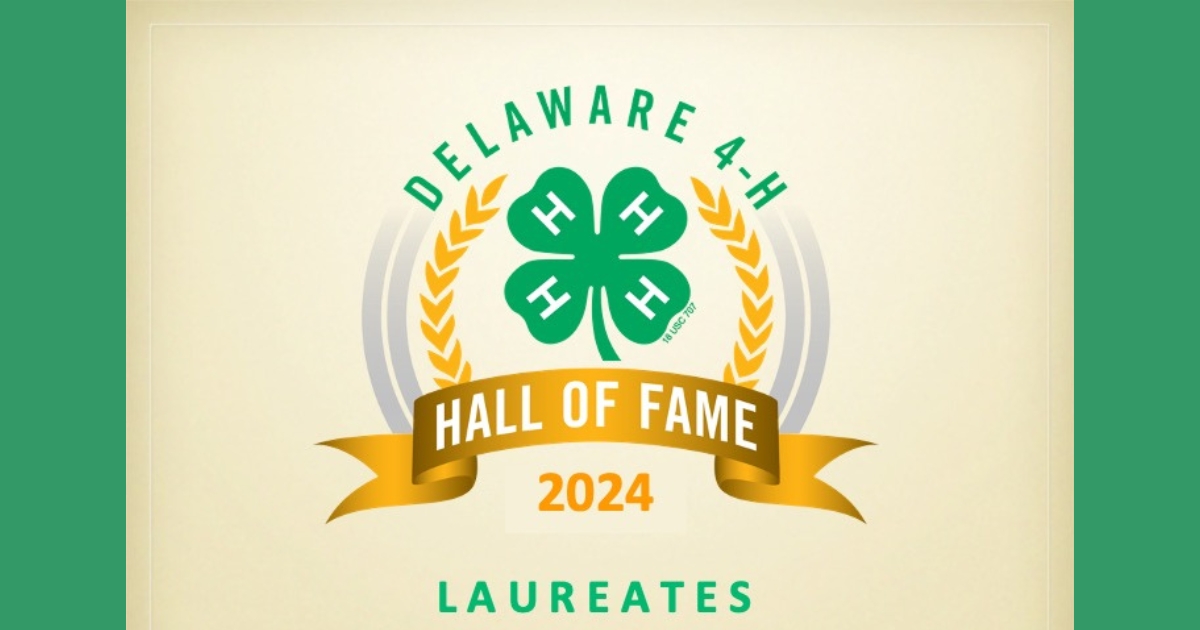 Delaware 4-H Hall of Fame Image with logo Delaware 4-H Hall of Fame Image with logo