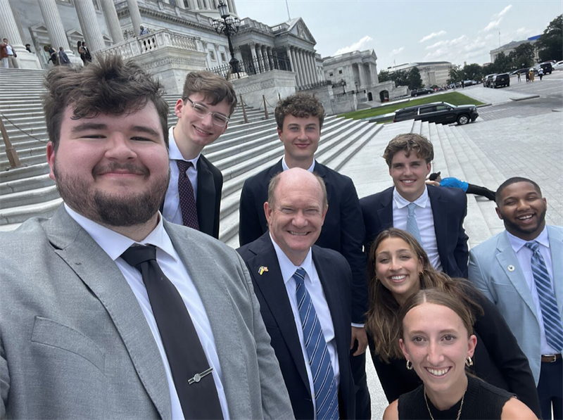 interns with Chris Coons