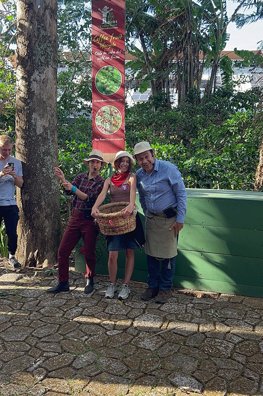Posing in Costa Rica