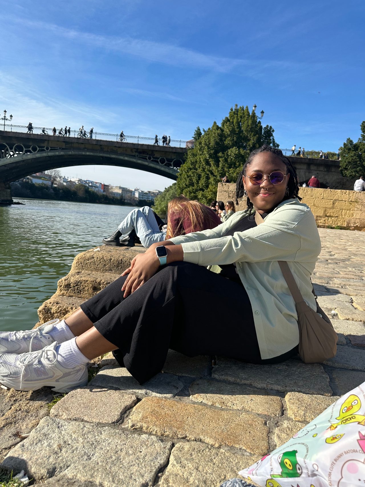 AAP alum Shanmarie Salmon near Muelle del Sal in Seville, Spain AAP alum Shanmarie Salmon near Muelle del Sal in Seville, Spain