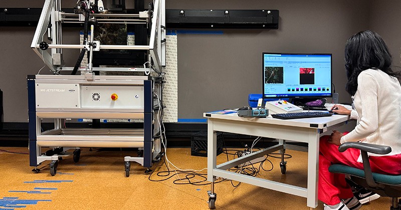 Student operating equipment