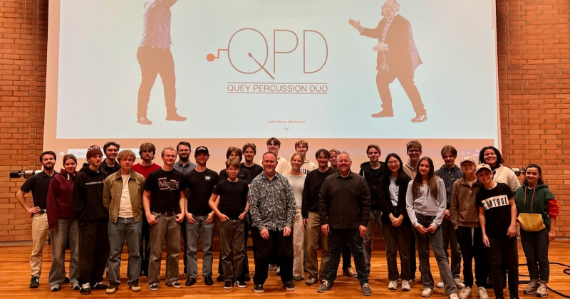 The percussion studio at the Norwegian Academy of Music in Oslo, Norway The percussion studio at the Norwegian Academy of Music in Oslo, Norway