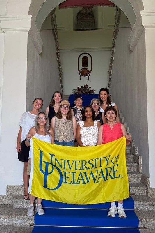 A group picture at the Ayuntamiento de Cáceres.