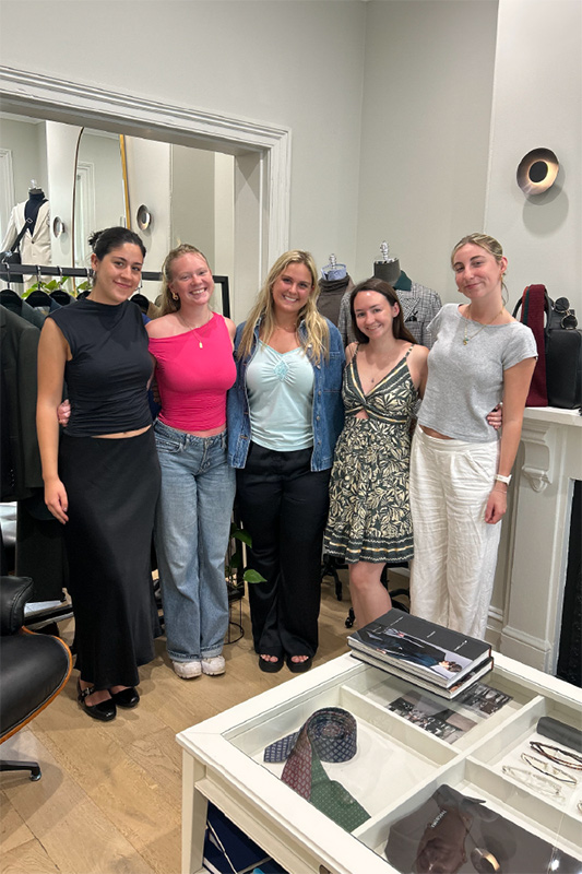 Skye Johnson in Sydney during her study-abroad and internship program. 