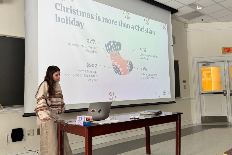Penny Romanali, ELI program assistant and UD undergraduate, shares about American holidays.