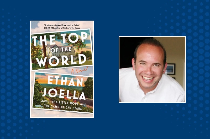 Ethan Joella, instructor English and psychology in the Associate in Arts Program presents his fourth novel, The Top of the World