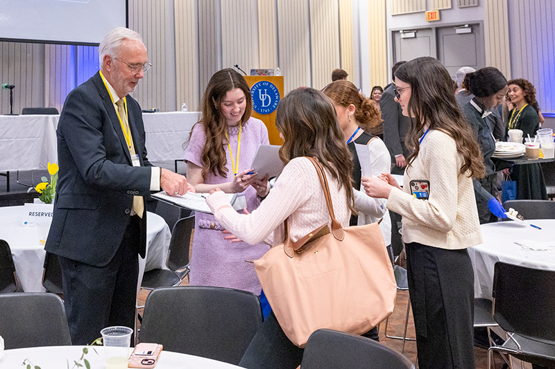 Attendees networked and shared meaningful experiences during the event.