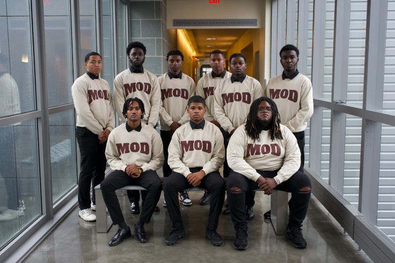 Students affiliated with the Men of Distinction