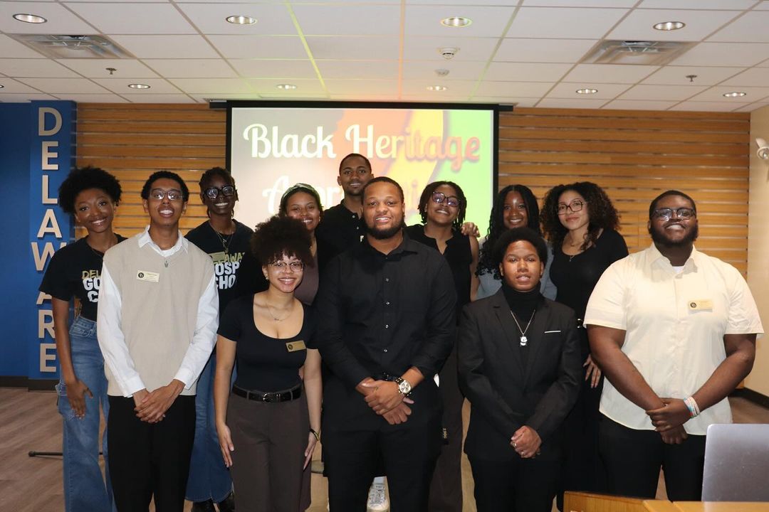 Group photo of students in the Black Student Union