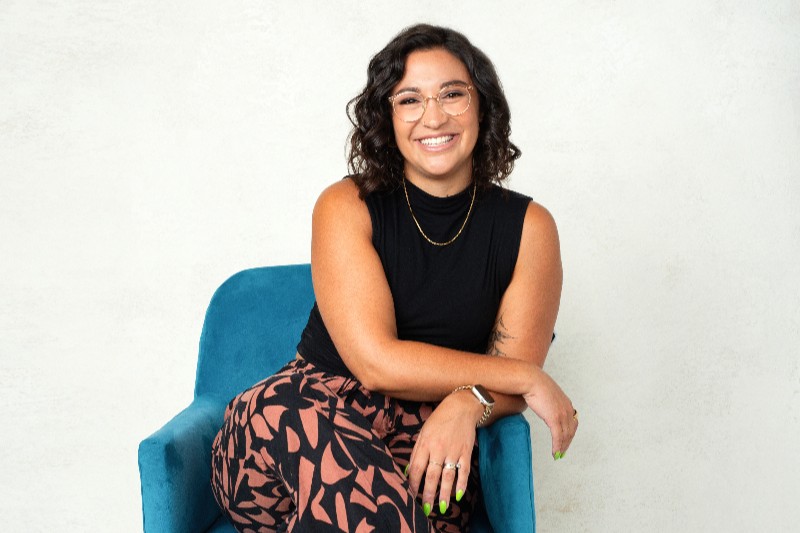 Megan Gatto sitting in chair