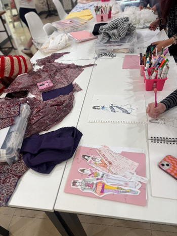 Sydney Jasser fashion design sketches