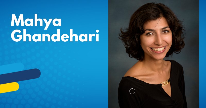 Grant Spotlight - 1 Headshot photo of Mahya Ghandehari