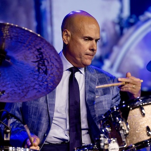 Steve Fidyk playing drums