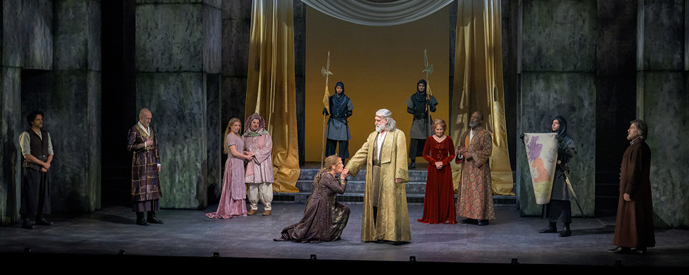 "King Lear" play People acting in "King Lear" play