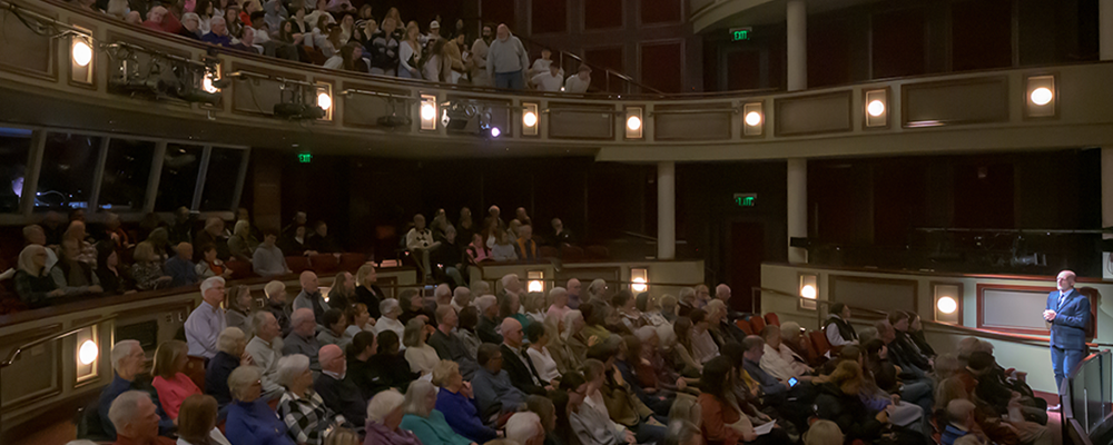 Audience at a play Audience at a play