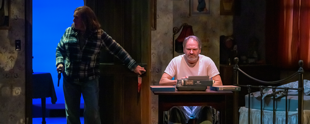 "Misery" play Man sitting at table