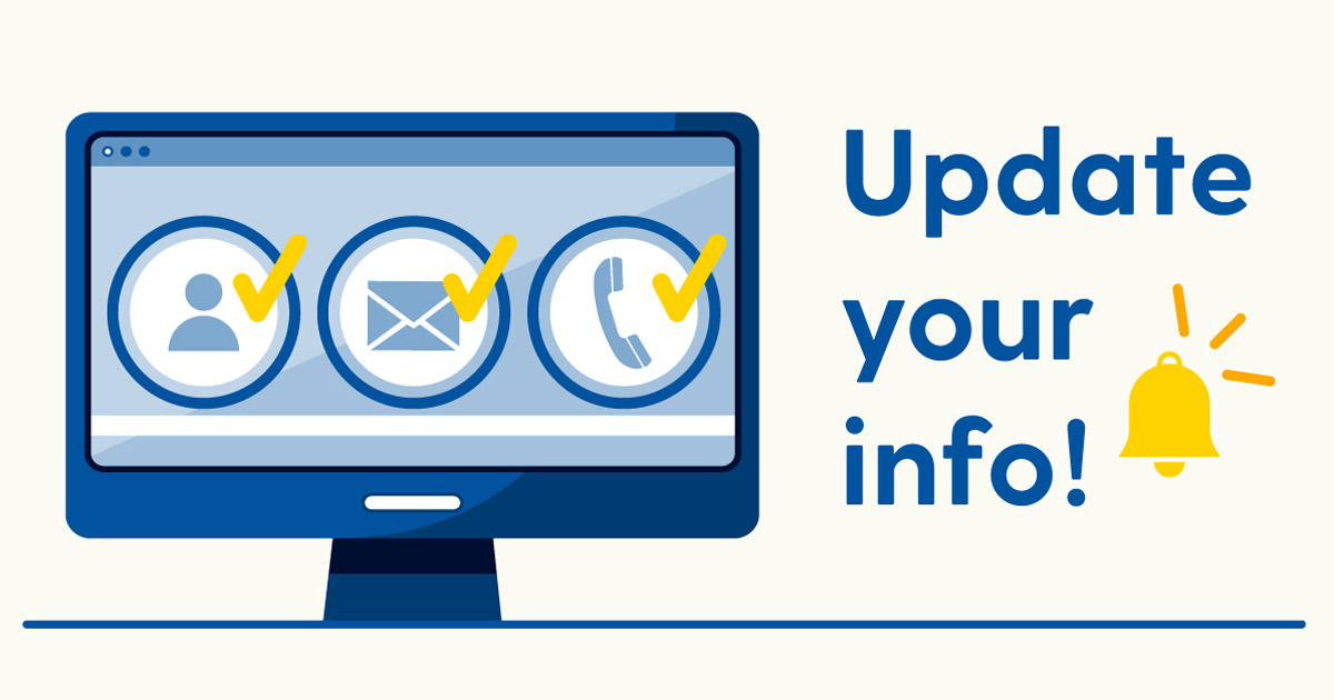 Update your info