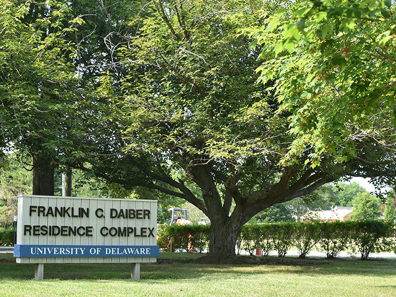 Daiber Campus Housing sign in Lewes, DE