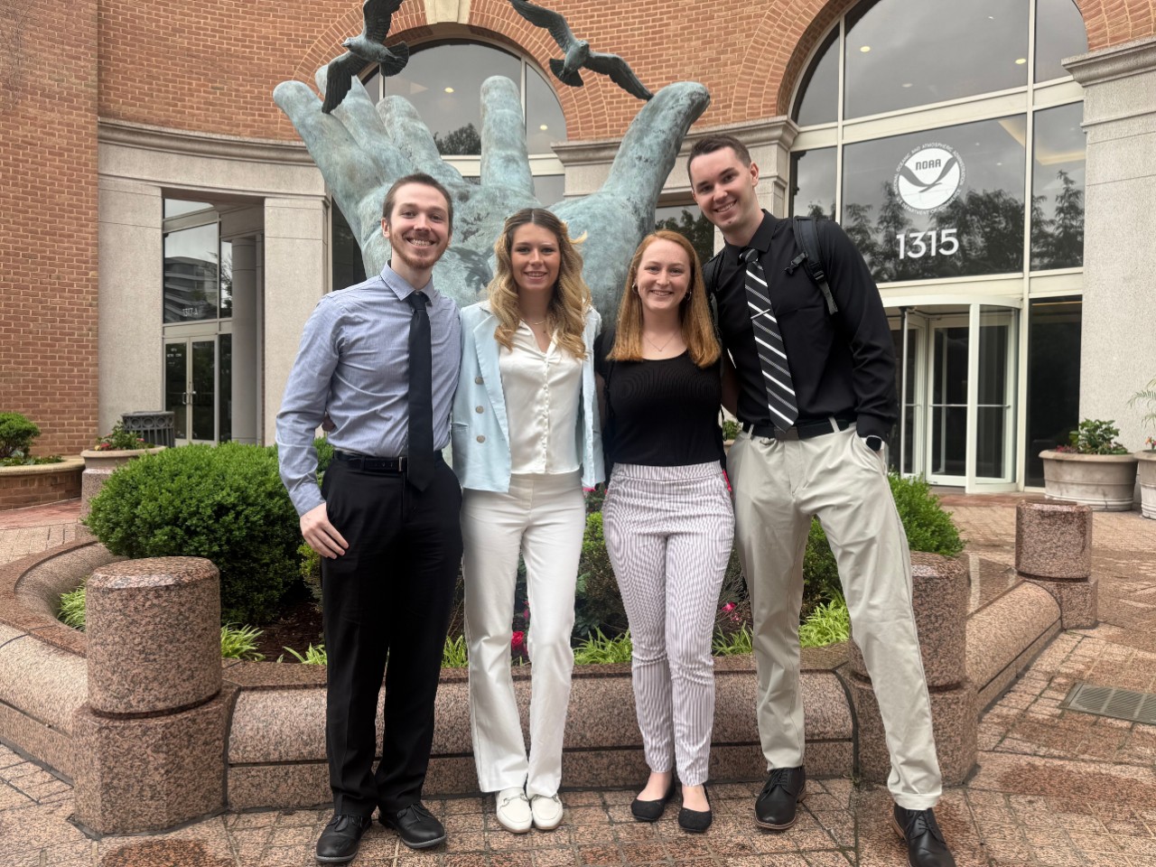 ESM students at NOAA offices