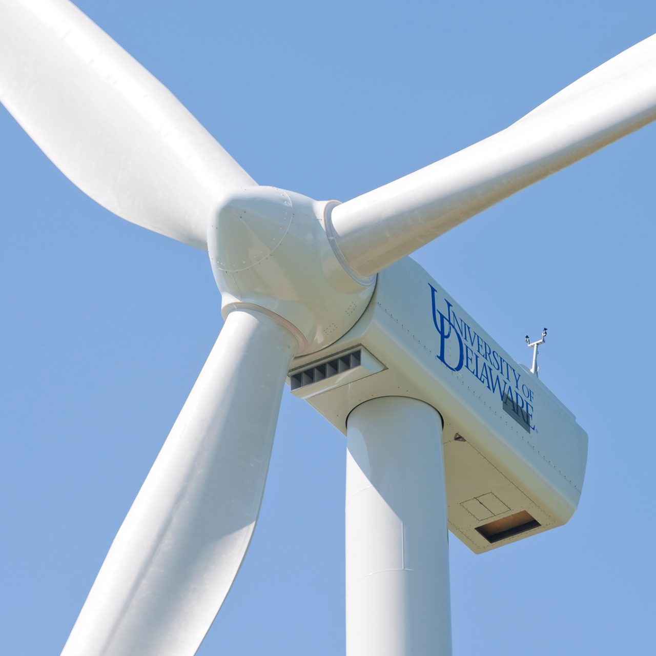 View of the turbine's blades