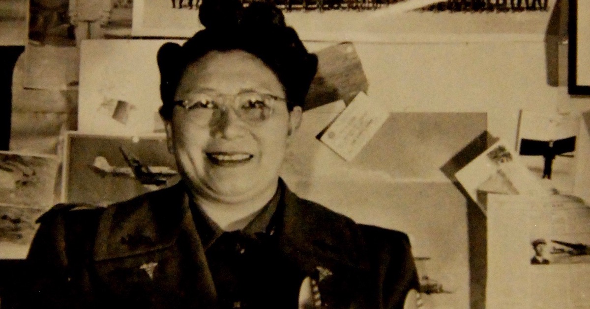 black and white photo of Dr. Margaret Chung