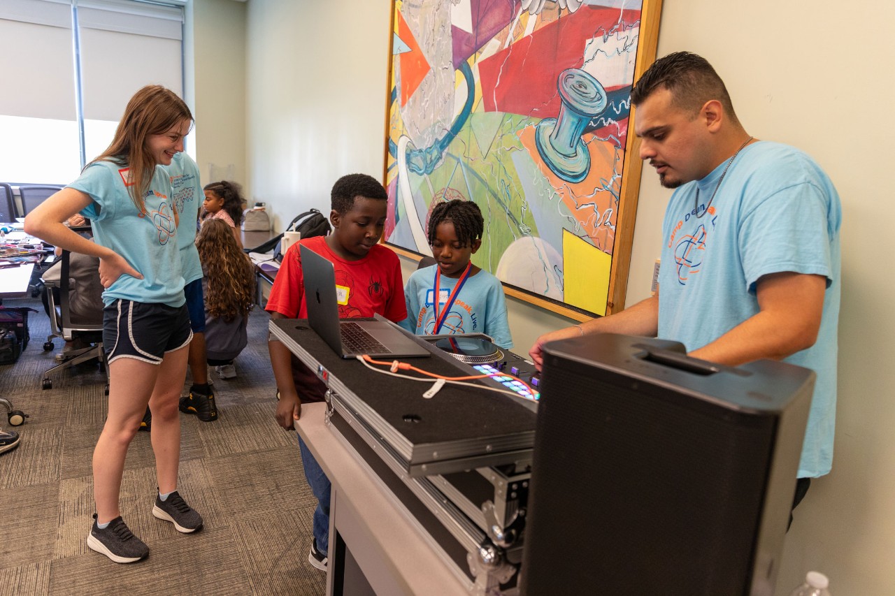 Camp Dream Speak Live with students and campers interacting