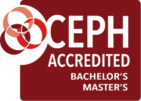 CEPH Accredited Bachelor's and Master's Logo