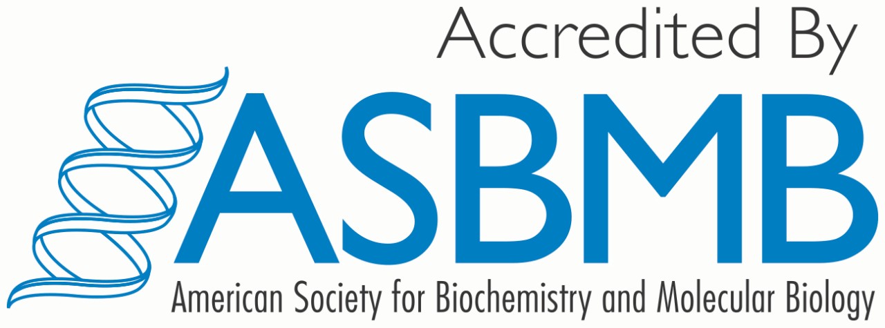 Accredited by American Society for Biochemistry and Molecular Biology logo