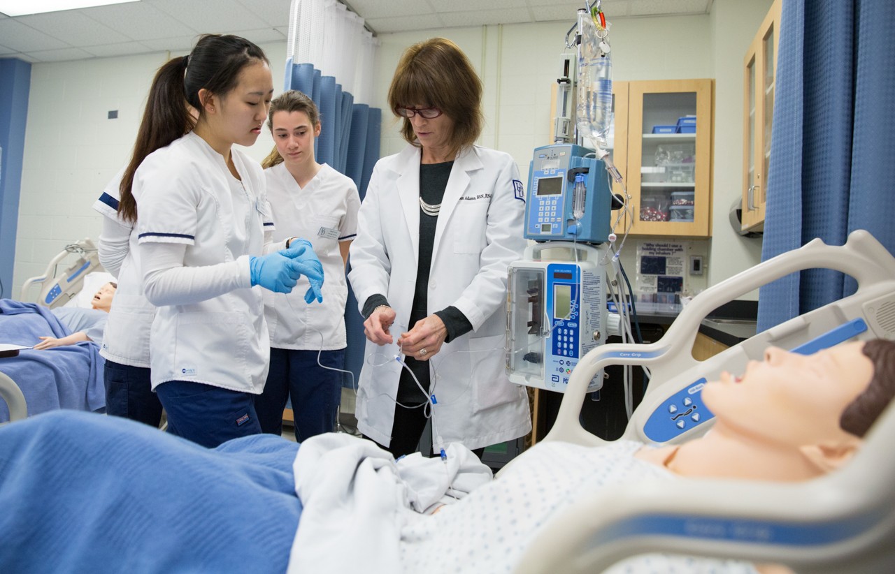 Nursing Simulation Labs in McDowell 105 and 121.