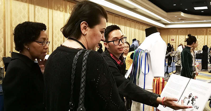 Haobo Zhang exhibits at International Textile and Apparel Association conference
