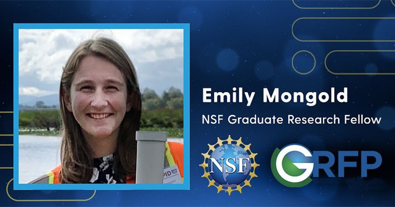 Emily Mongold, NSF Graduate Research Felllow 2020 The National Science Foundation (NSF) Graduate Research Fellowship Program (GRFP) has awarded fellowships to six University of Delaware doctoral students, two students who recently received bachelor’s degrees from UD, and six alumni who earned their undergraduate degrees at UD and are currently enrolled in graduate studies at other institutions. In addition, two students from other institutions plan to matriculate at UD to use their fellowships, and five UD students and six alumni received honorable mention recognition.
We are pleased to continue to introduce you to some of these students. Emily Mongold graduated from UD in May with a bachelor’s degree in civil engineering and is enrolling at Stanford University in a doctoral program in structural engineering and geomechanics. Her research will be related to structural resilience and the impact of natural disasters, specifically tsunamis.