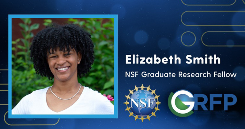 NSF Graduate Research Fellow: Elizabeth Smith A developing research scientist and a UD plant and soil sciences doctoral student, Elizabeth Smith is proud to say she wants to be a “dirt doctor.” Smith’s research focuses on quantifying soil characteristics using digital soil mapping principles and machine learning techniques.