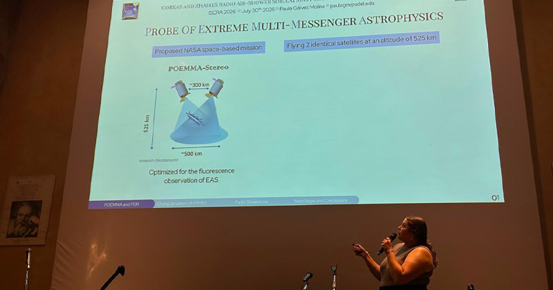 Paula Gálvez Molina attends International School of Cosmic-Ray Astrophysics Maurice M. Shapiro (ISCRA)