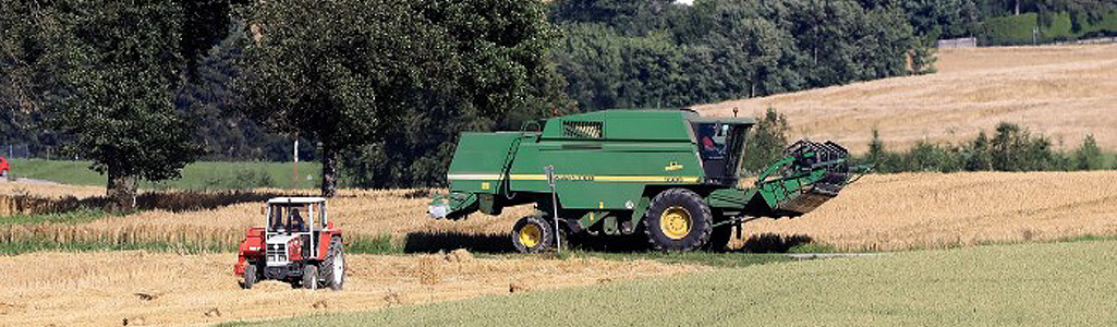 Harvesting crops on UD's College of Agriculture.