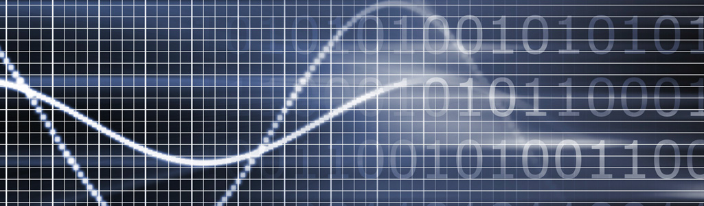 Economics Graph and binary code
