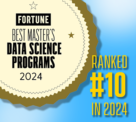 Fortune Best Master's Data Science Program in 2024 seal