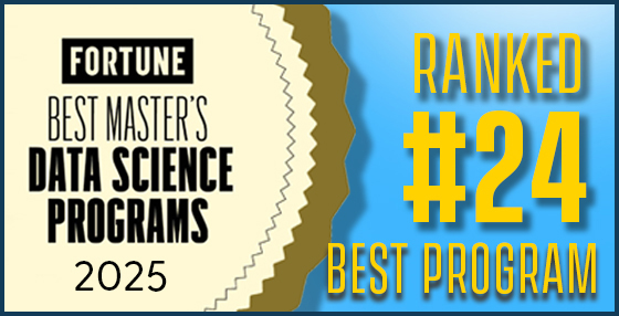 Fortune Best Master's Data Science Program Overall 2025 seal