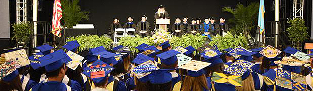Sociology and Criminal Justice graduates seated at convocation.