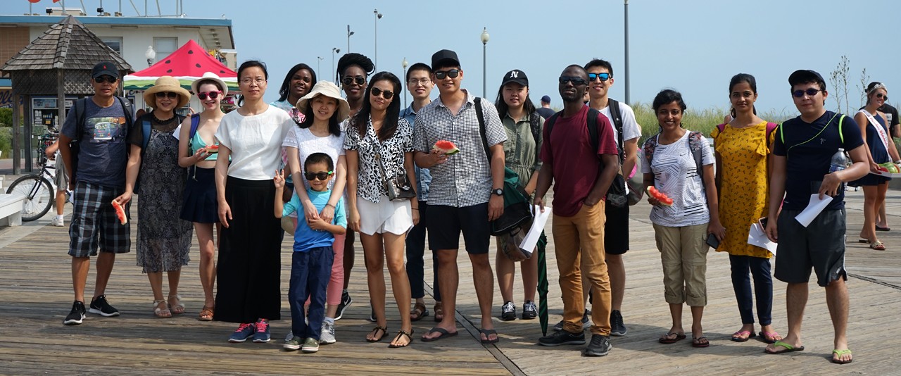 Internationals visit the beach OISS trip to Rehoboth beach
