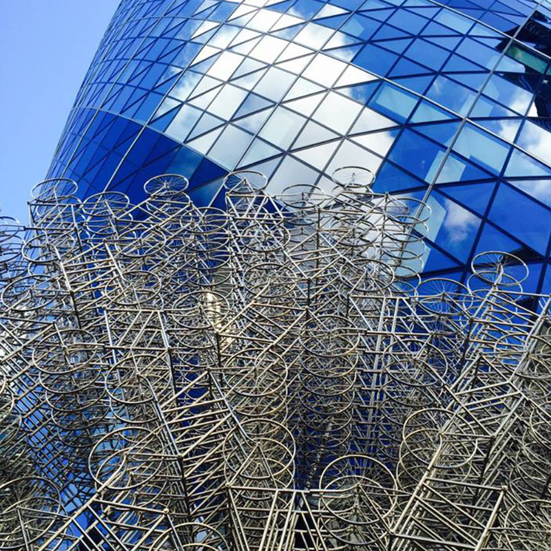 A photo of the Gherkin in London