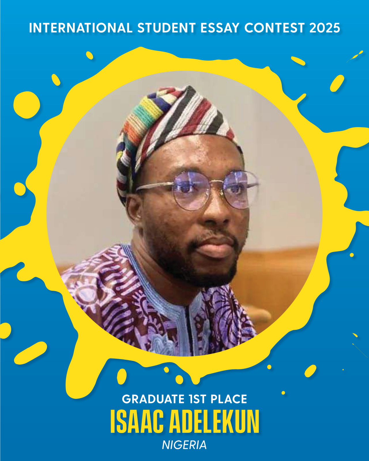 International Student Essay Contest Winner